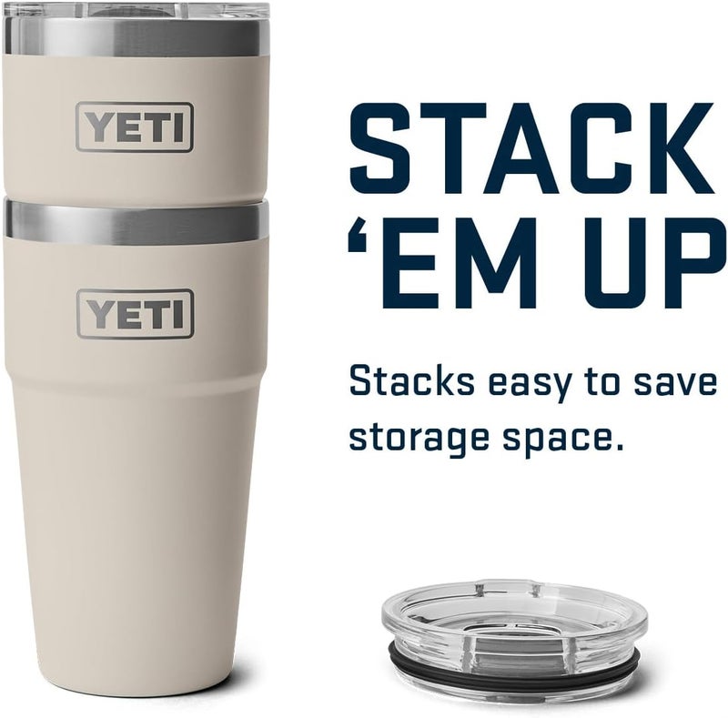 YETI Rambler 20 oz Stackable Tumbler, Stainless Steel, Vacuum Insulated with MagSlider Lid - Image 5